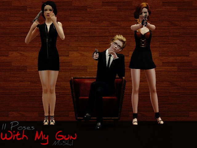 Позы для TS3 Pose Player - Страница 4 Withmygun+%2528Copy%2529