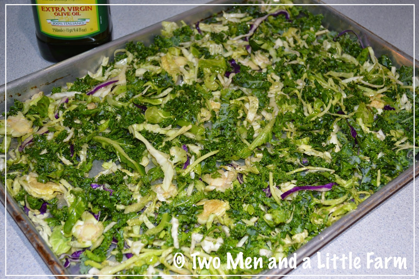 Two Men and a Little Farm OVEN ROASTED GREENS RECIPE