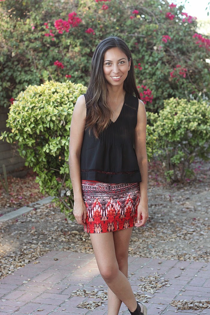 Adri Lately Tribal Skirt