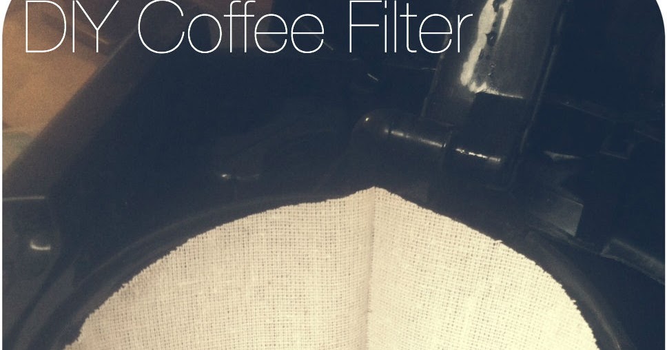 Chevron Stitches DIY Reusable Coffee Filter