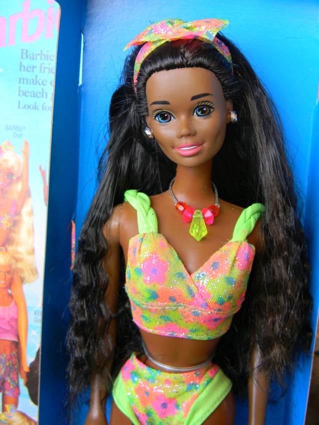 barbie glitter beach