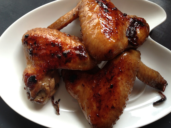 Barbecued Honey Chicken Wings [Healthy]