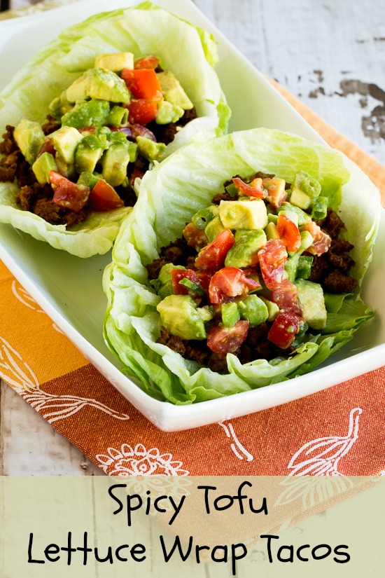Spicy Tofu Lettuce Wrap Tacos (LowCarb, Vegan, GlutenFree) Kalyn's