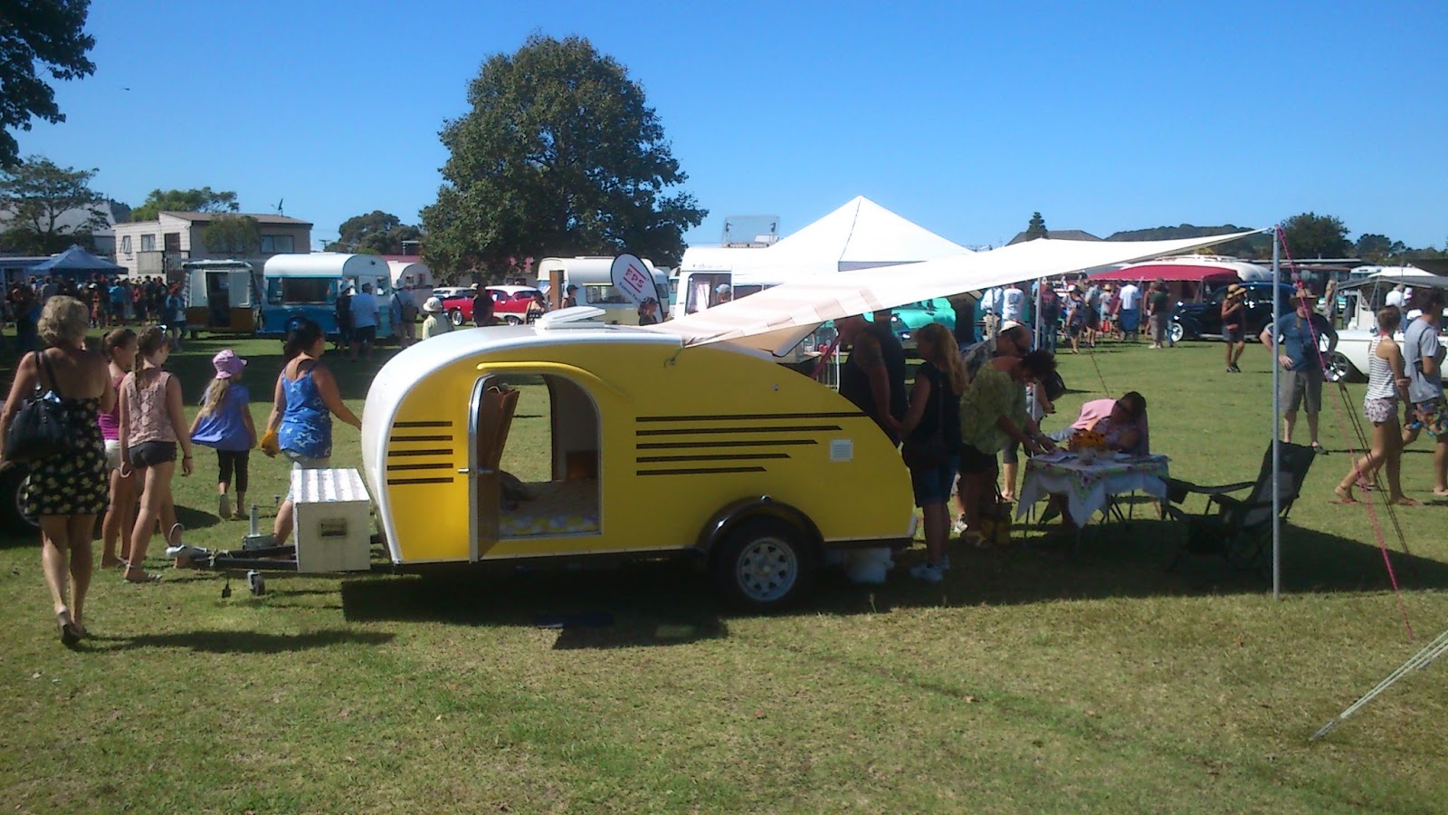 A Teardrop trailer for Gary and Rose Beach Hop Whangamata NZ