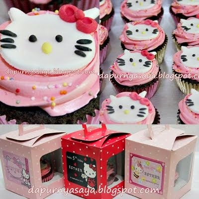 Hello Kitty  Cupcakes