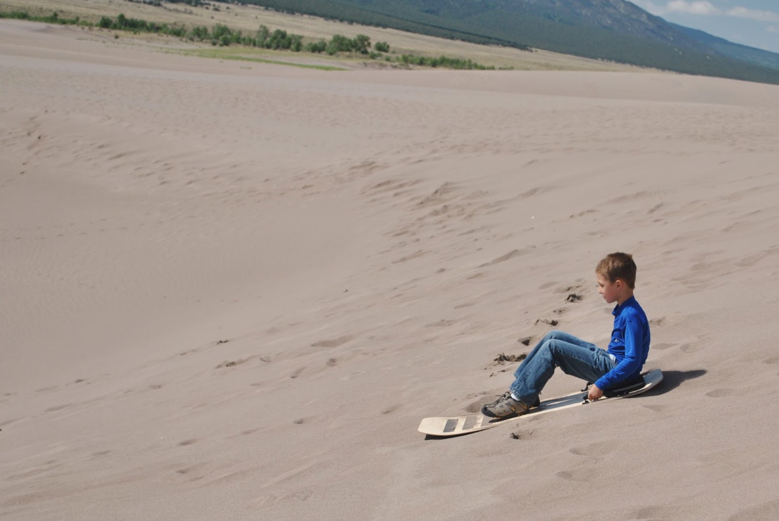 Life With 4 Boys Sand Sledding at Great Sand Dunes National Park
