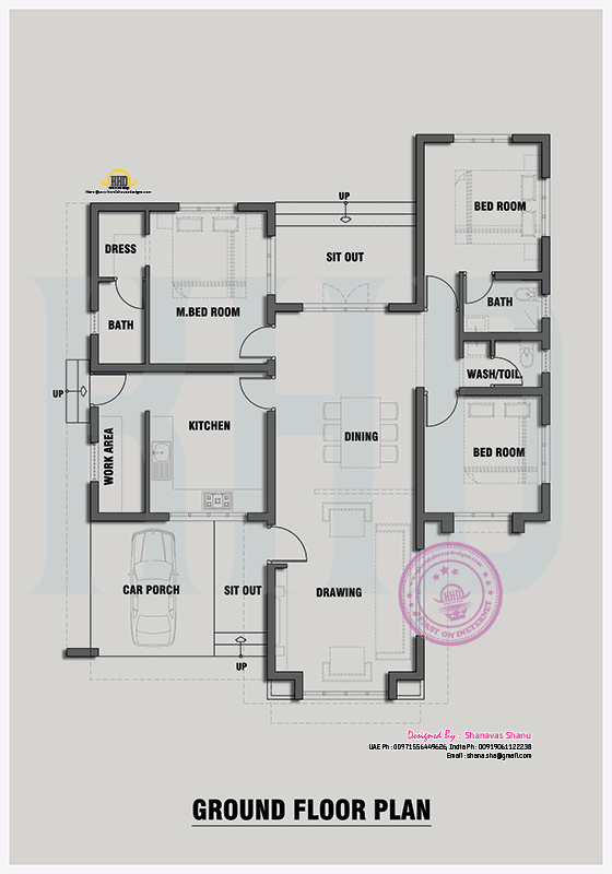 Floor plan of low budget house