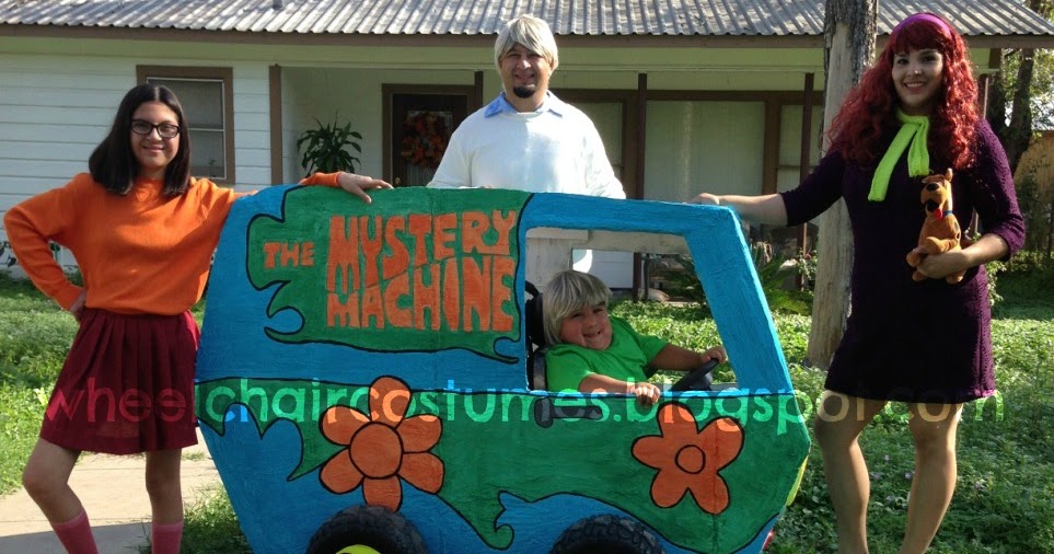 Wheelchair Costumes The Mystery Machine from Scooby Doo