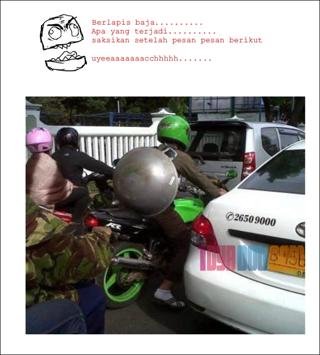 Ternyata Kura-Kura Juga Bisa Naik Motor Bung…….