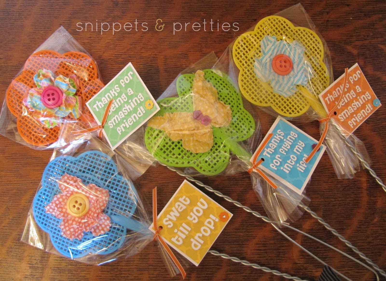 Snippets and Pretties Designer Fly Swatters!