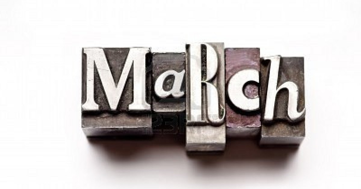 Kritters Ramblings March the month before spring!
