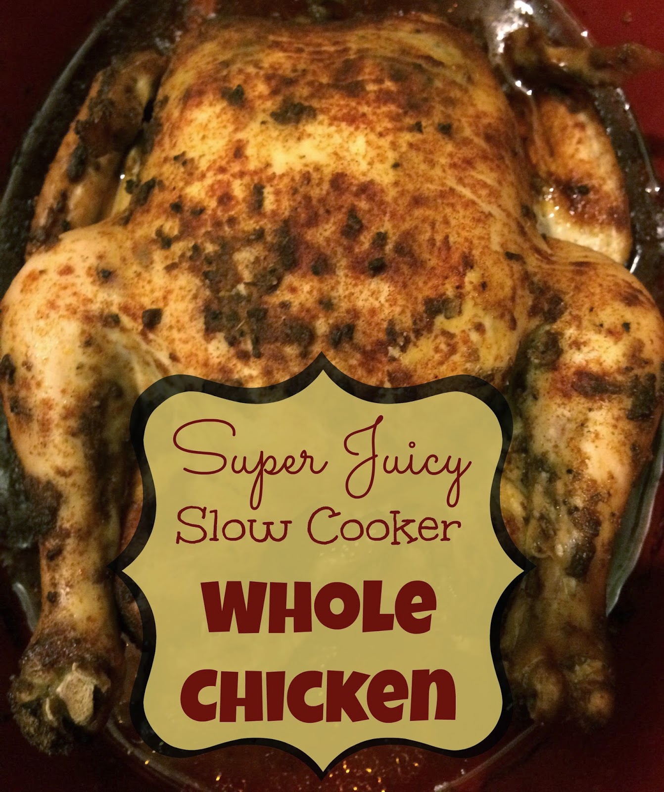Super Juicy Slow Cooker Whole Chicken First Time Mom and Losing It