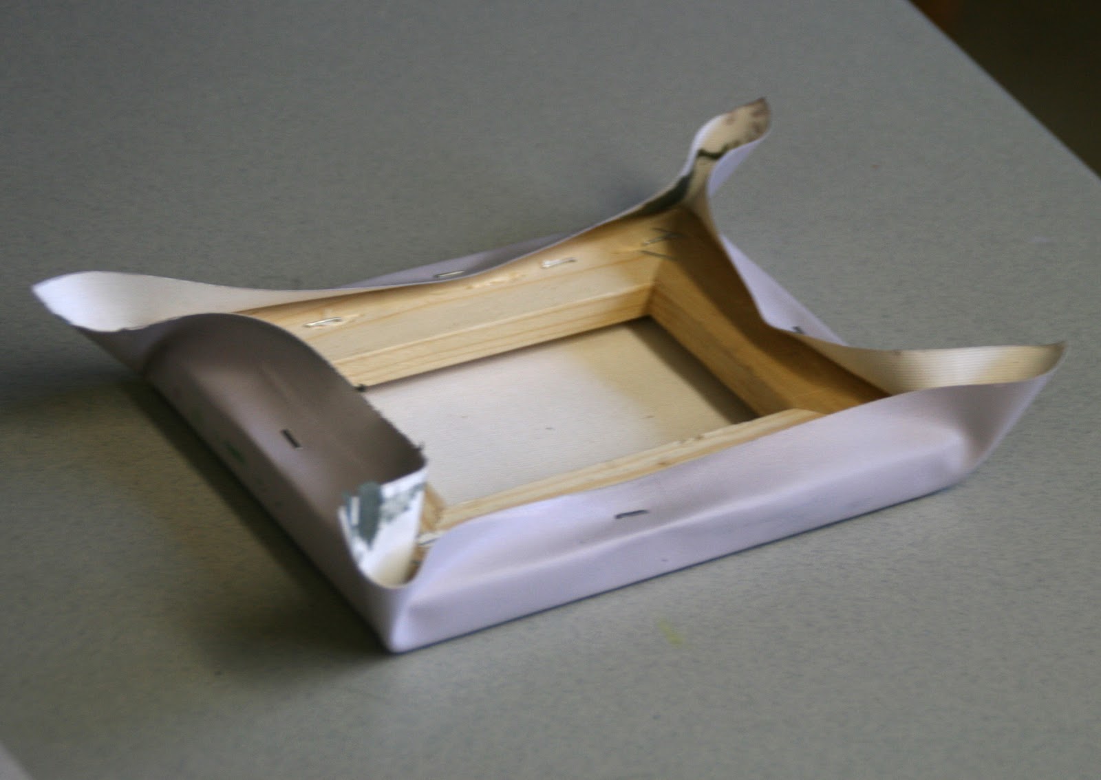 Paintoutings With Karen E. Lewis HOW TO STRETCH A PAINTED CANVAS