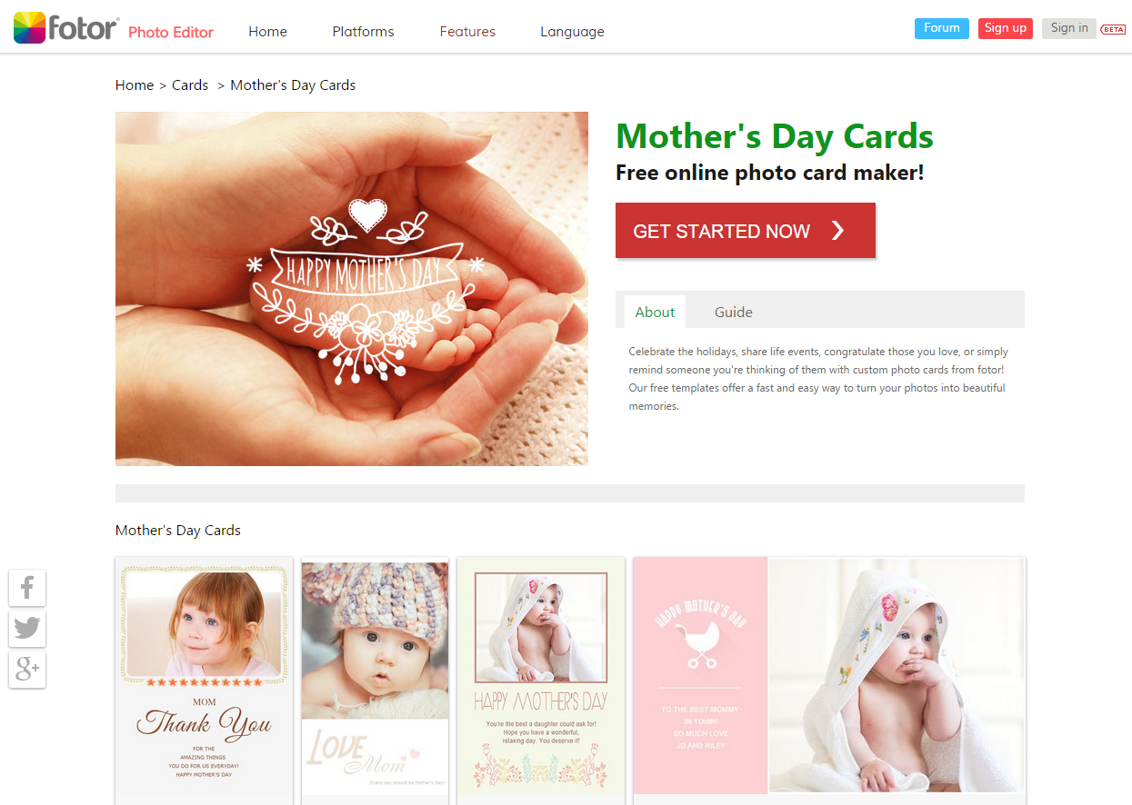 The Do It Yourself Lady Fotor Personalized Mother's Day Photo Card