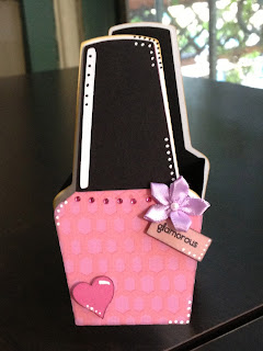 Nail polish gift box tutorial Scrappy Boy: A Cutting Cafe Nail Polish Treat Box