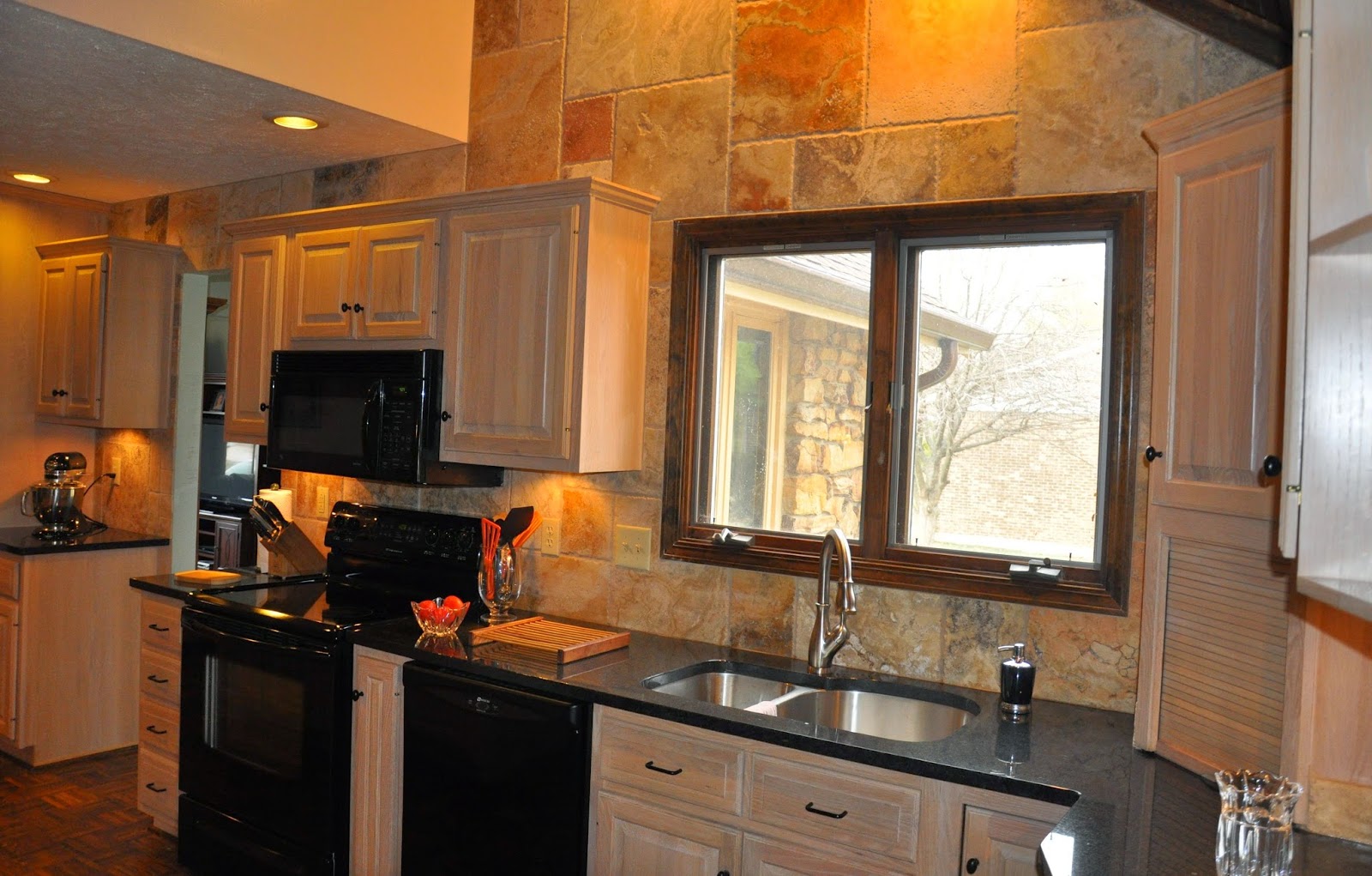 Backyard landscaping: kitchen tile backsplash ideas with granite ...