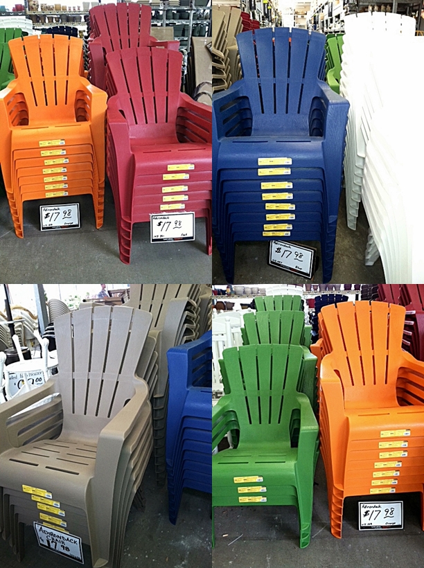 Simple Adirondack Chairs Plastic Target for Simple Design