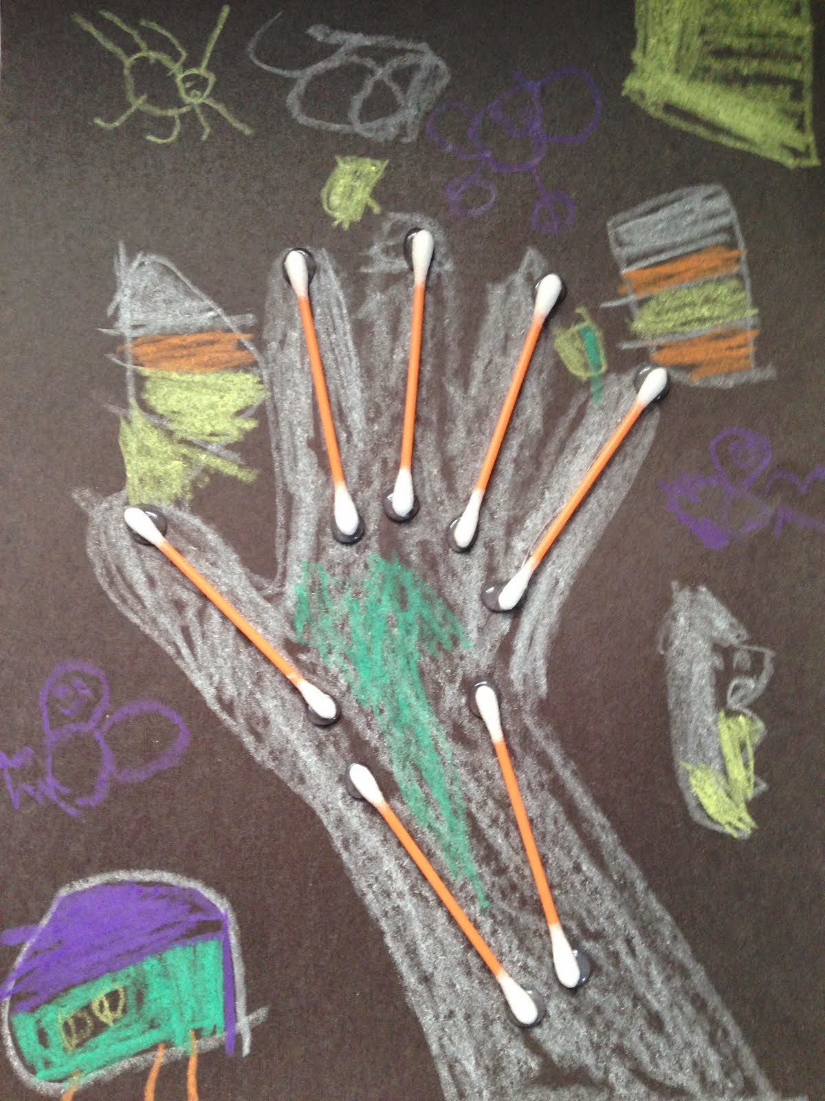 Kai's "Skeleton Hand" - age 5