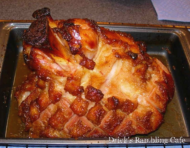 Bourbon and Coke Ham and good foods for New Year's Day Drick's