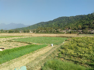 The Countryside of Laos on my ride to Pha Thao caves.