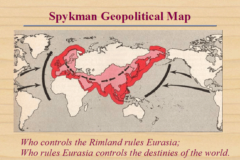 El retorno de la geopolítica y sus razones Mapa+de+Spkiman+sobre+Eurasia