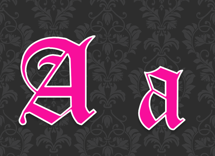 Neon Pink Bulletin Board Letters