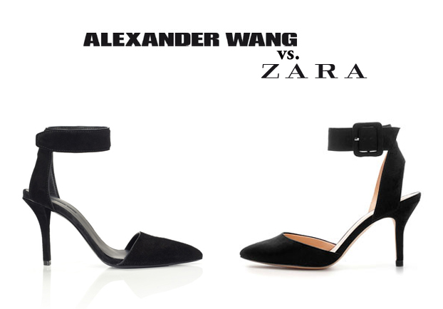 alexander wang liya vs zara basic sling back | liya de alexander wang vs básico destalonado de zara