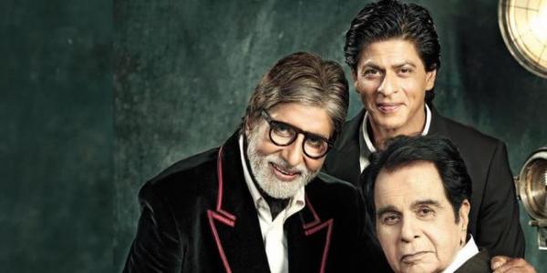 Dilip Kumar, Amitabh Bachchan and Shah Rukh Khan on the cover of Filmfare 
