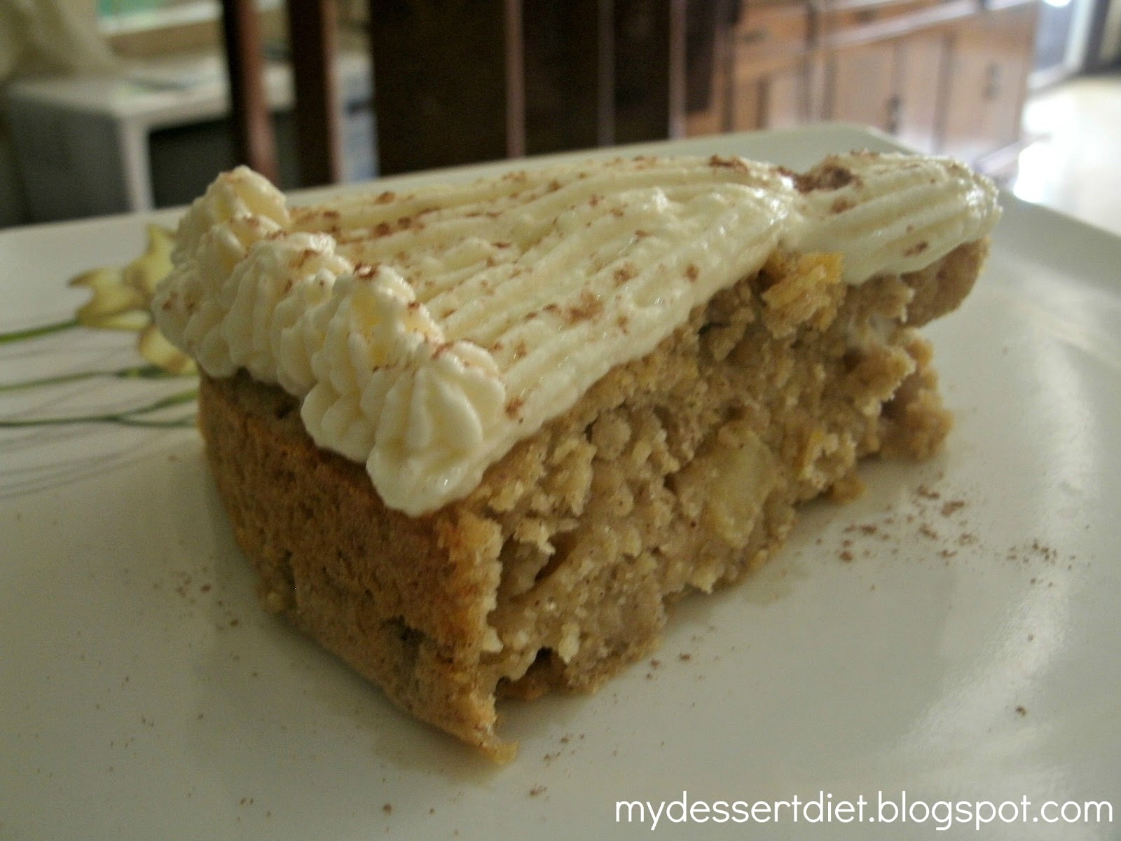 My Dessert Diet Apple and Banana Oatmeal Cake