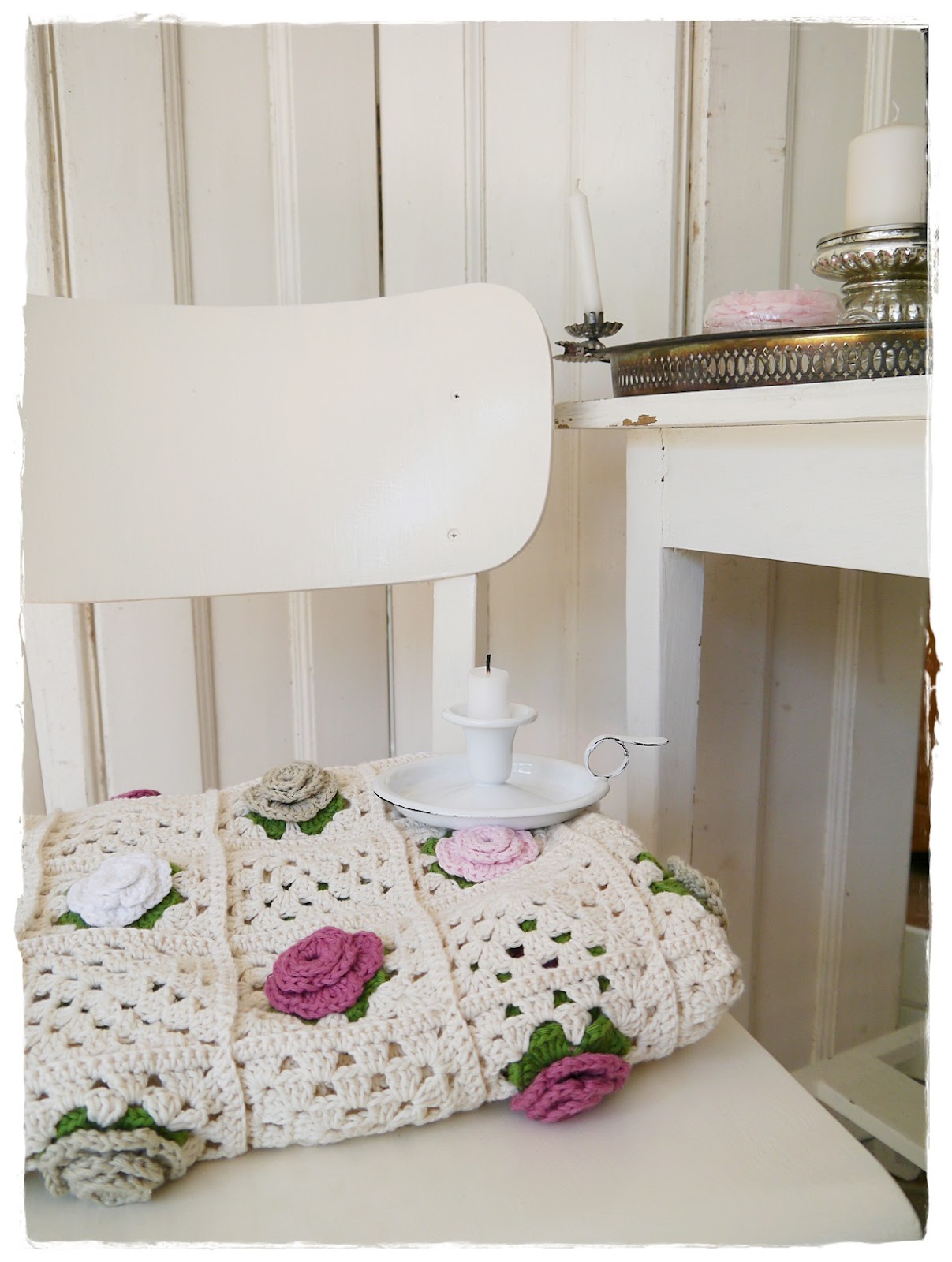 versponnenes: Kameliengrannydecke...