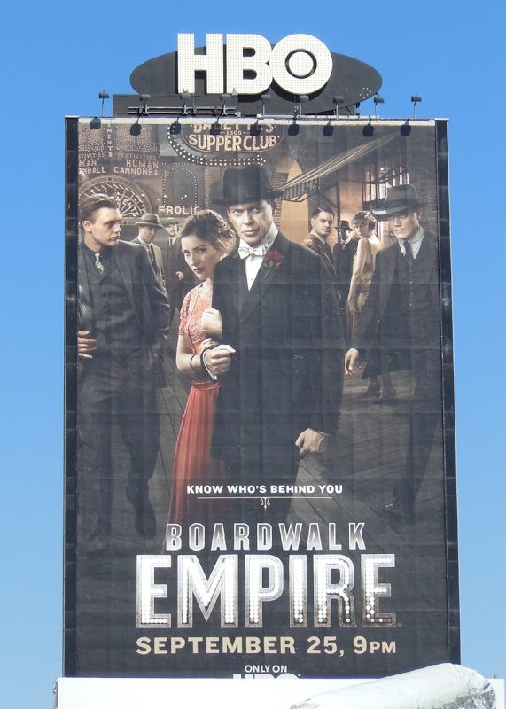 Boardwalk Empire season 2 billboard