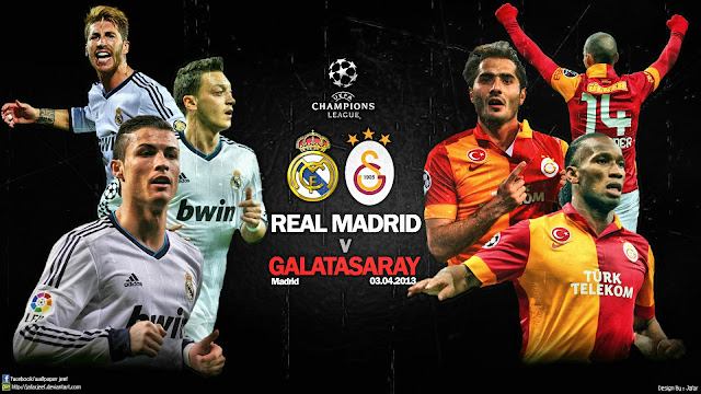 Real Madrid vs Galatasaray Leg 1 Liga Champions 2013 Real Madrid vs Galatasaray 2013 Liga Champions Jadwal Siaran Langsung (SCTV) Real Madrid vs Galatasaray Leg 1 Liga Champions (4 April 2013)