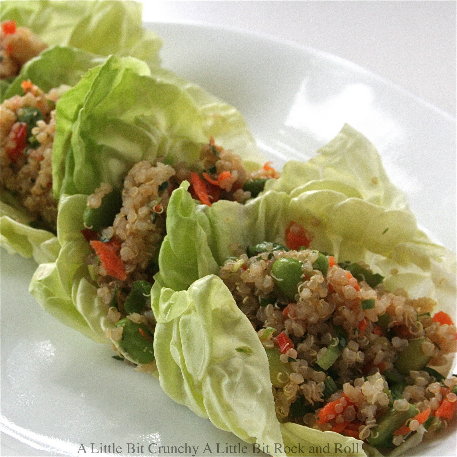 A Little Bit Crunchy A Little Bit Rock and Roll Edamame and Quinoa