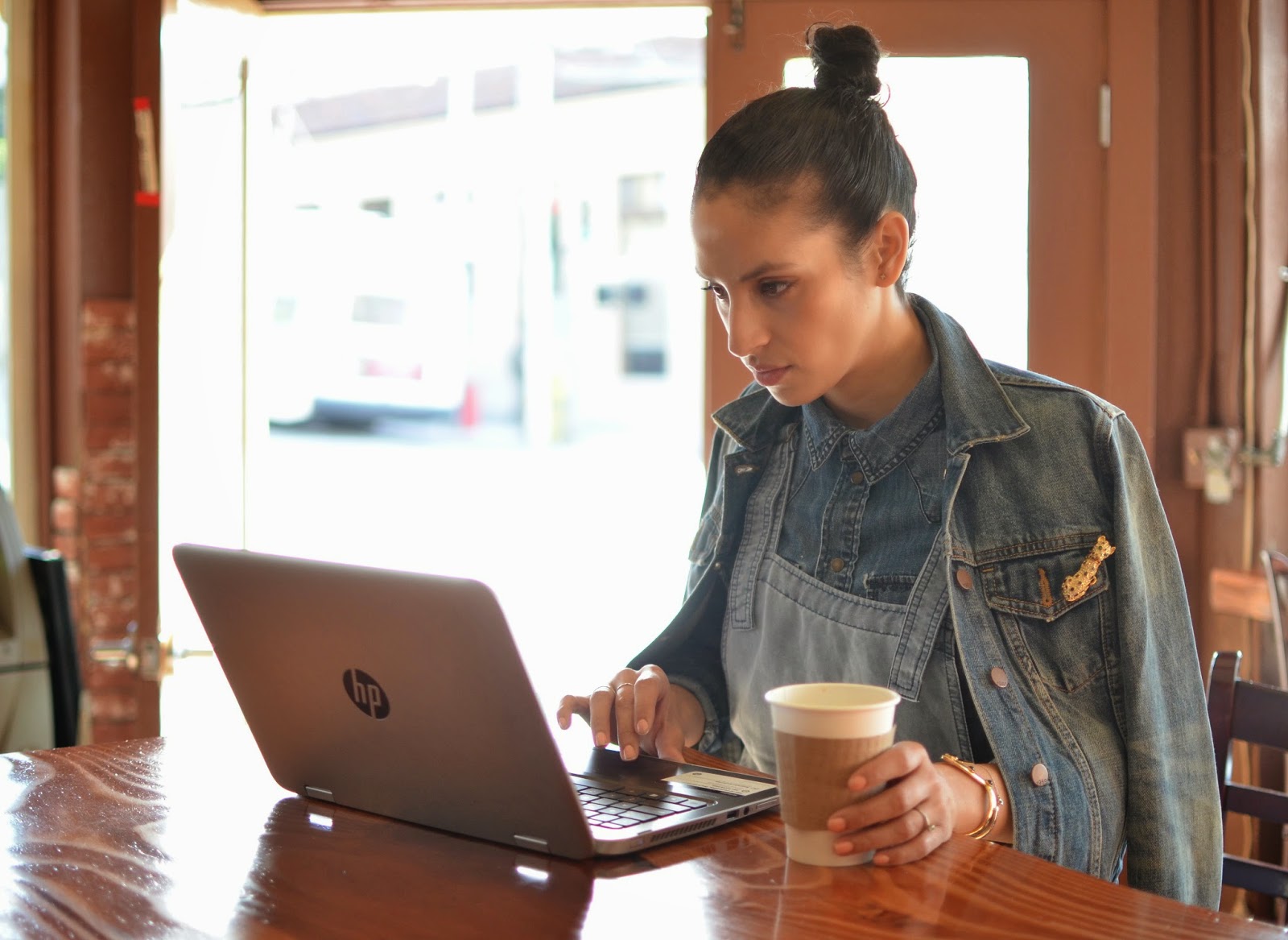 Allergic to Vanilla- SF style blog Allergic to Vanilla HP x360 laptop, collaboration, partnership, coffee shop in SF