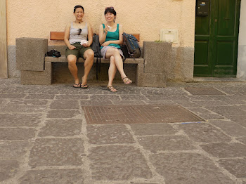 Taking a break...from walking!    ~Island of Procida, off of Naples, Italy