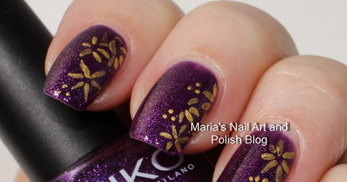Marias Nail Art and Polish Blog Easy floral petal nail art