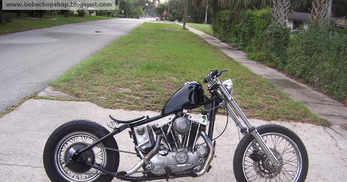 BOBS CHOP SHOP: 1973 HARLEY IRONHEAD SPORTSTER CHOPPER / BOBBER PROJECT