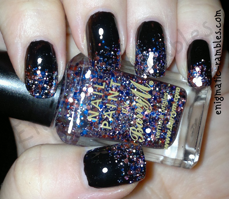Glitter Gradient Nails glitter-gradient-nails-nail-art-jess-midnight-barry-m-jewel-Britannia