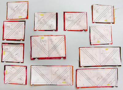 Robin Atkins, Shimmer quilt, paper piecing