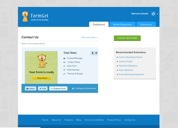 FormGet Review - An Ultimate Solution for HTML Contact Forms