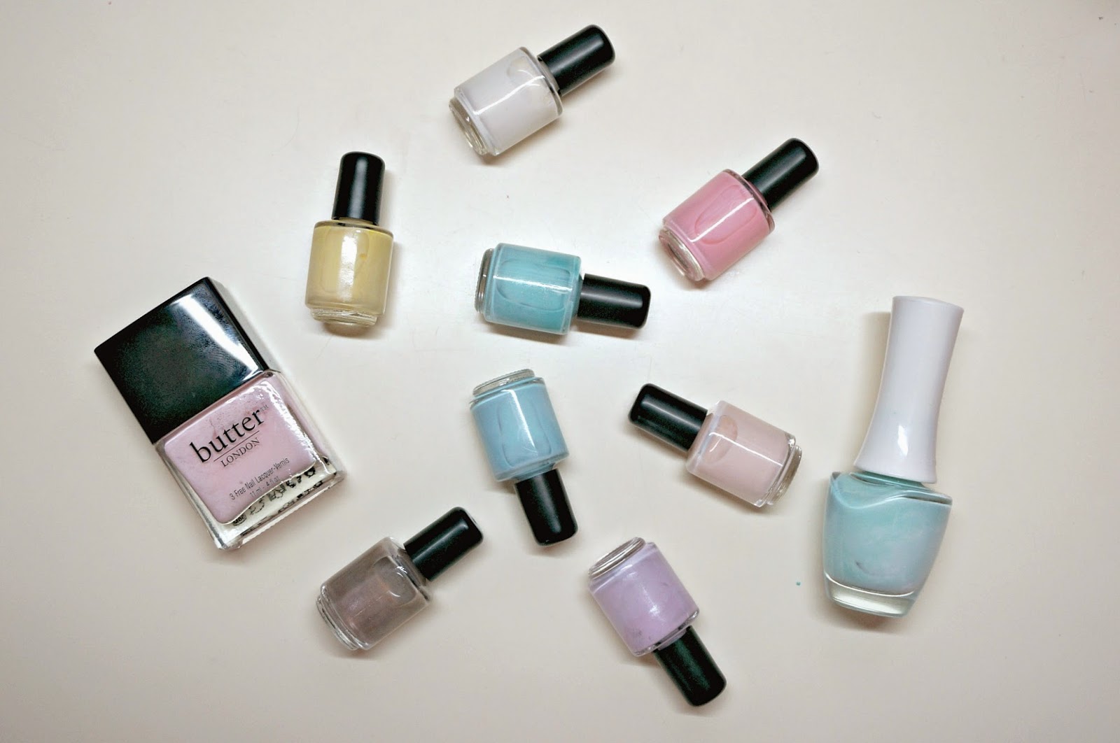 sarahjslee Pastel Colour Block Nails Tutorial for Spring