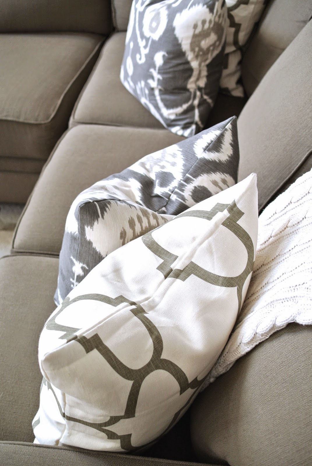 Olive Lane Pillows for the Family Room