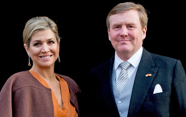 King Willem-Alexander and Queen Maxima hold wensday, January 13th, 2016 the traditional New Year reception for foreign diplomats