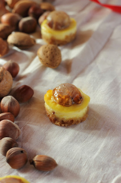 le bloggelfe: mini cheesecake di natale alla frutta secca
