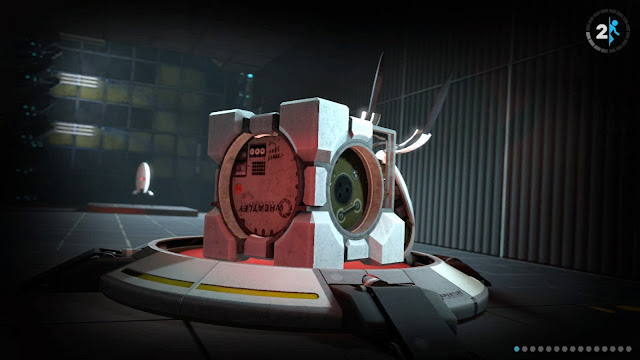 Portal 2 cube