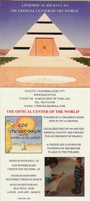 Brochure for the Museum of History in Granite