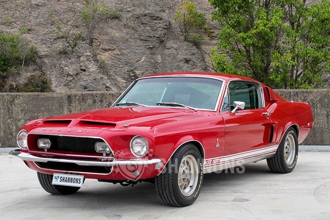 1968 Red Shelby Mustang