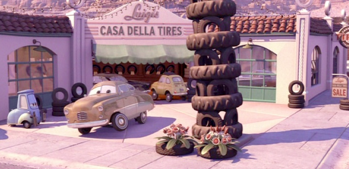 VOITURE CARS DISNEY PIXAR MILDRED BYLANE