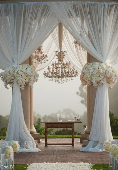 * Con B de Boda *: Una pérgola para tu boda