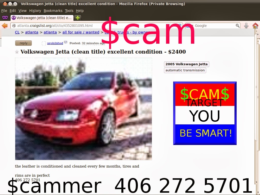 craigslist scam ads detected